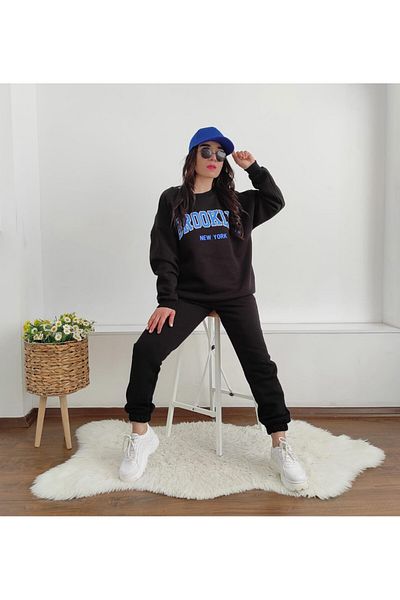 6 butik altı üstü butik Σετ αθλητικών φόρμας Brooklyn Print