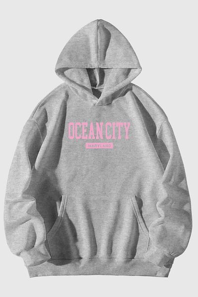 Moda Glo Φούτερ με κουκούλα Ocean City Unisex