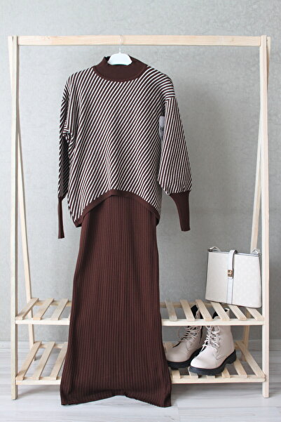 maviboutigue Kazaklı Triko Elbise