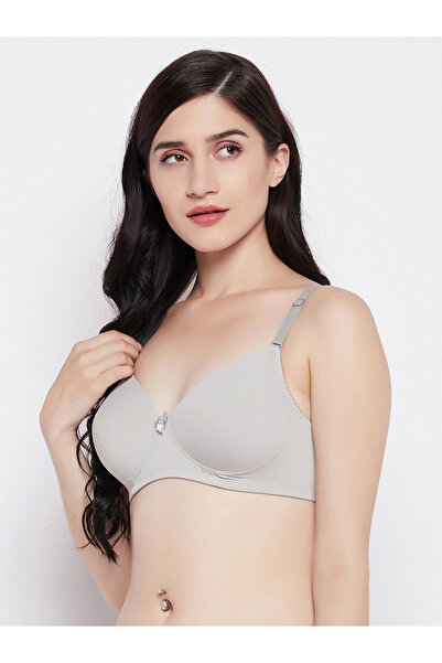 Clovia By Styli Solid Padded Full Cup Wire Free T-shirt Bra