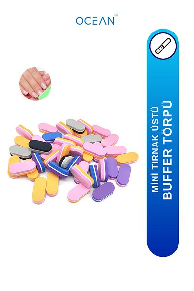 Ocean Nail File Mini Buffer File 50pcs Nail Top File
