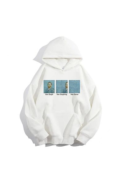 Moda Glo Unisex Van Gogh Hooded Sweatshirt