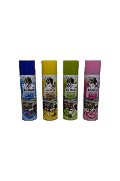 Cockpit Parfümlü Oto Göğüslük Torpido Parlatıcı 220ml 48 Adet (1 Koli)