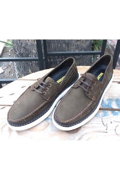 Bulldozer 231066 Ανδρικό γνήσιο δέρμα Nubuck - Παπούτσια Navigator Marine Casual με υψηλή άνεση