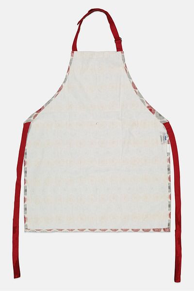 Sttelli Allover Print Adjustable Kitchen Apron, Grey