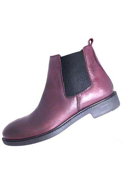 BAGSSHOES Int2023k-018 Men's Genuine Leather Classic Chelsea Boots