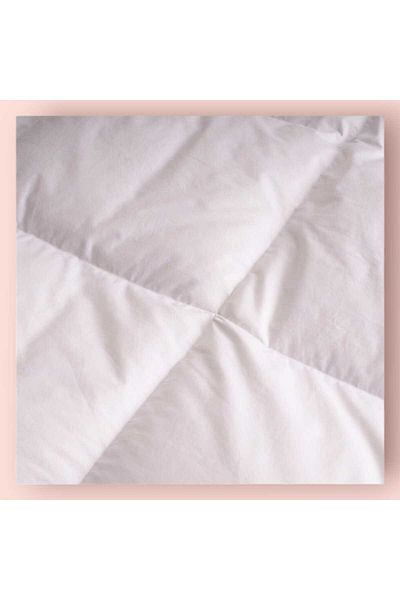 GameFruy King Size 200X220 cm Antiallergic Goose Feather Quilt + 2 Pieces 50X70 cm Pillow