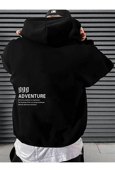 Moda Glo Hanorac scris unisex Adventure 999