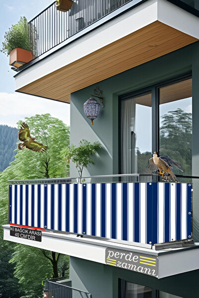 ViVeri (Kuşgözlü)Balkon Demiri Perdesi Korkuluk Perdesi  Her Ölçüde Boy X En