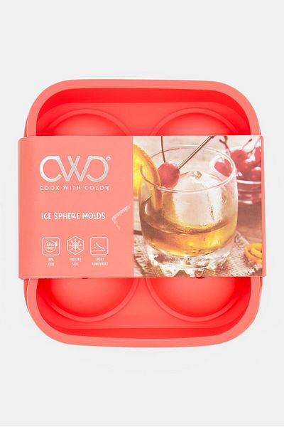 Cook With Color Ice Shaper Molds, Red