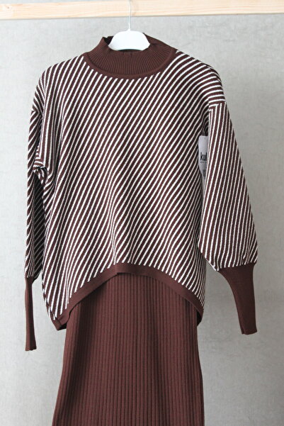 maviboutigue Kazaklı Triko Elbise