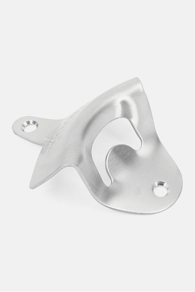 Tchibo Wall Mounted Bottle Opener, Silver