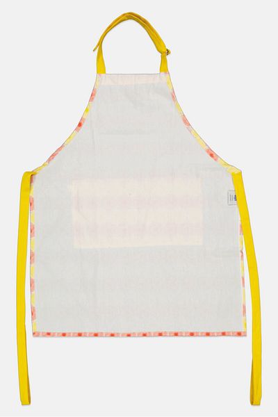 Sttelli Allover Print Adjustable Kitchen Apron, Yellow Combo