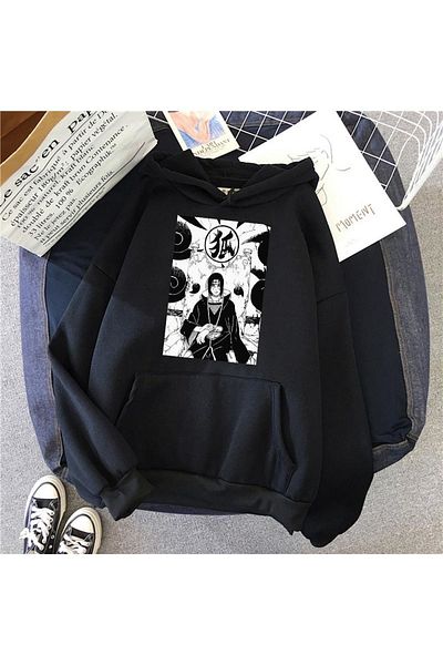 Moda Glo Hanorac unisex cu imprimeu benzi desenate