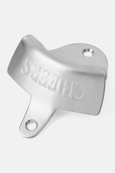 Tchibo Wall Mounted Bottle Opener, Silver