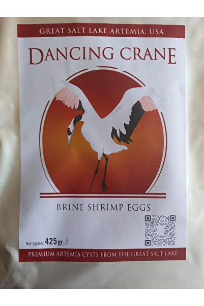Canlı Dünyası ARTEMİA YUMURTASI Dancing Crane Amerikan Artemiası 425 Gr