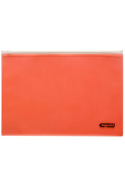 Bigpoint A4 Pp Red 12 Pack Ziplock Document File Bag