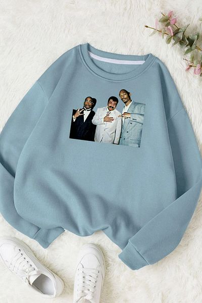 Moda Glo Hanorac unisex din bumbac cu imprimeu musulman