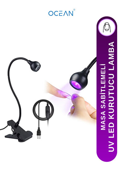 Ocean Uv Led Kurutucu Lamba Masa Sabitlemeli Jel Tips Oje Kurutucu Led Lamba