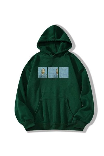 Moda Glo Φούτερ με κουκούλα Unisex Van Gogh