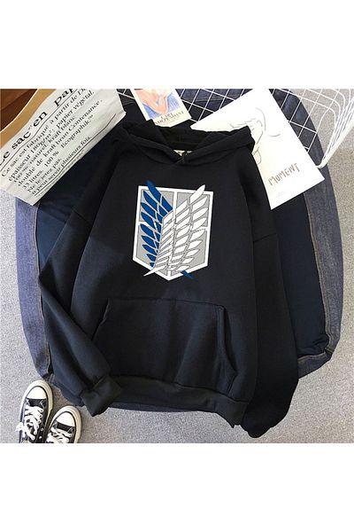 Moda Glo Унисекс суичър с щампа на титан