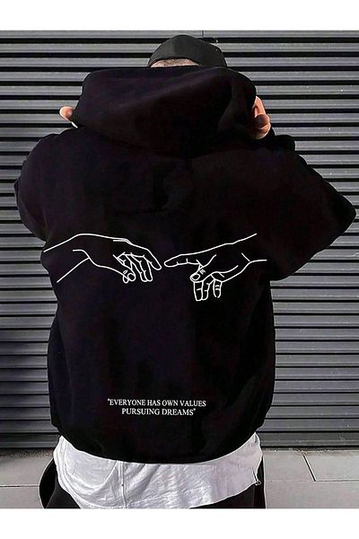Moda Glo Унисекс всеки има собствен суичър с надпис