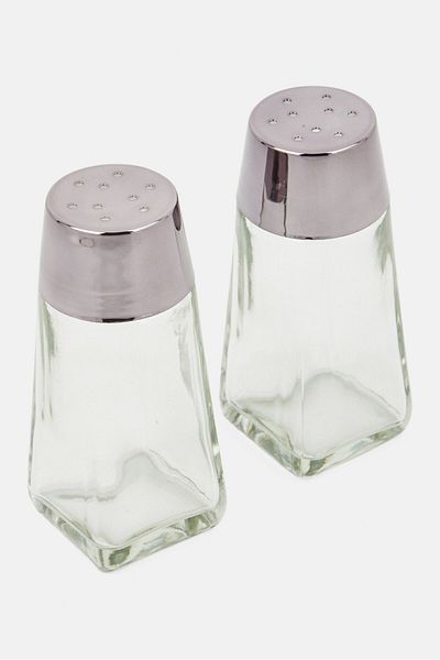 Cuisinart 2 Pack Salt And Pepper Shakers Set, Transparent