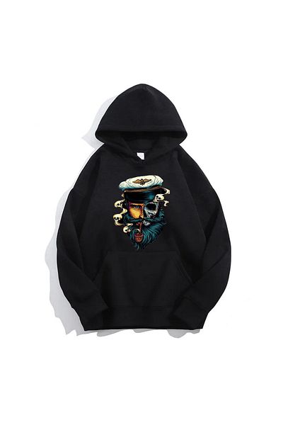 Moda Glo Hanorac cu glugă Captain unisex