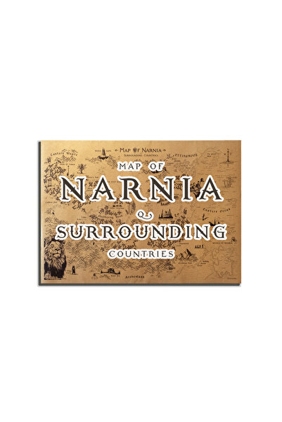 Talented Bears Workshop Narnia & Surrounding Countries Dünya Haritası 50*70cm...