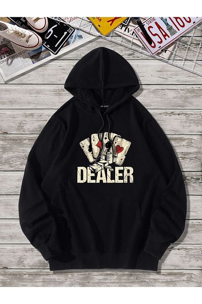 Moda Glo Hanorac scris unisex Dealer