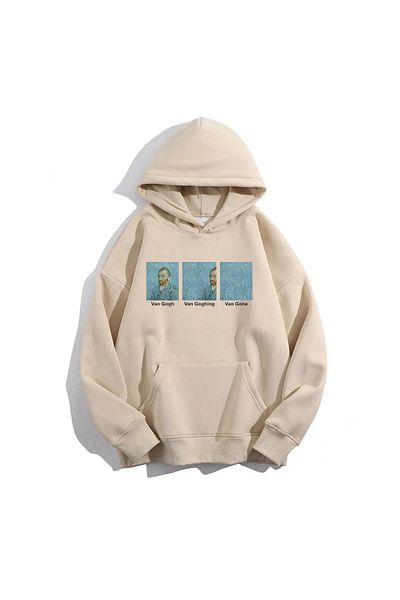 Moda Glo Φούτερ με κουκούλα Unisex Van Gogh