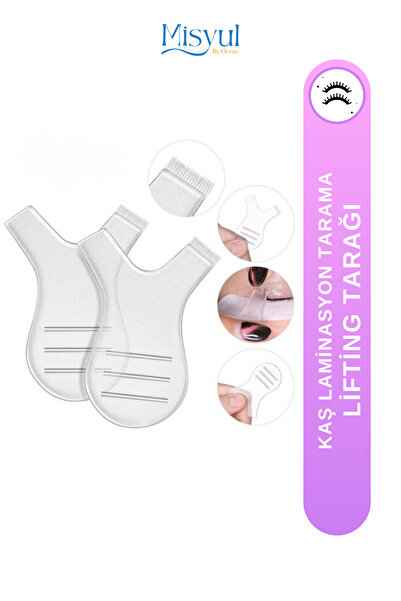 Genel Markalar Lifting Tarağı Kirpik Lifting Y Tarak, Kaş Laminasyon Tarama V...