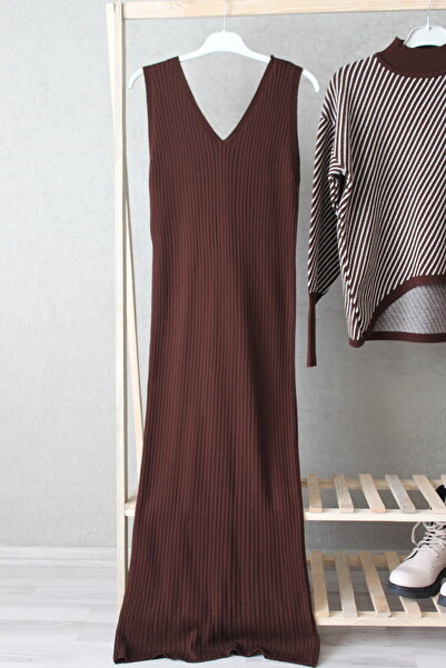 maviboutigue Kazaklı Triko Elbise