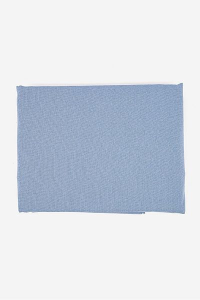 Tchibo قطعتان من أغطية الوسائد المقواة 80 × 40 سم، باللون الأزرق