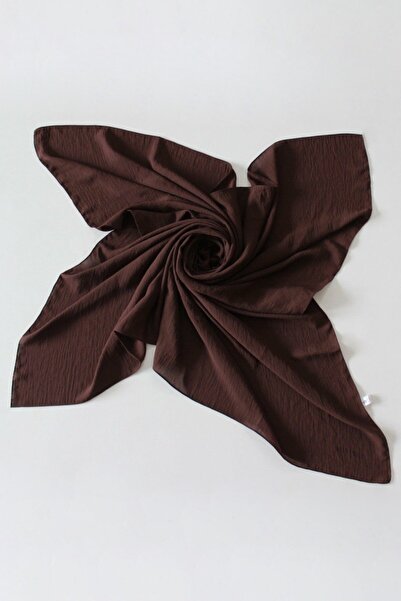 Valino 110X110 Aerobin Jazz Large Scarf - Bitter Brown