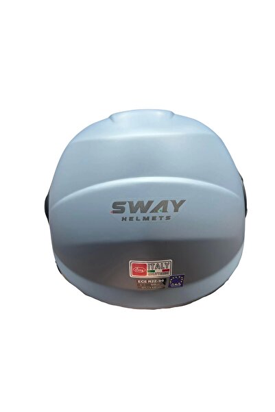 Sway KASK SWAY SW-737 MAT GRİ ÇENESİZ GÜNEŞ GÖZLÜKLÜ