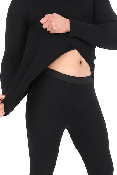 Sh Mağazacılık Σετ ποτών 1ης ποιότητας Βαμβακερό Lycra Ανοιχτό Unisex Θερμικό Σετ με Fleece στο κάτω μέρος και επάνω μέρος