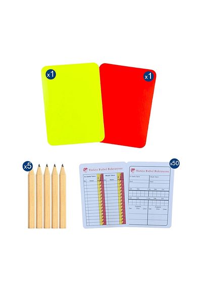 hakemsizsiniz Referee Card Mini Set, Referee Card Set, Yellow Red Card Set