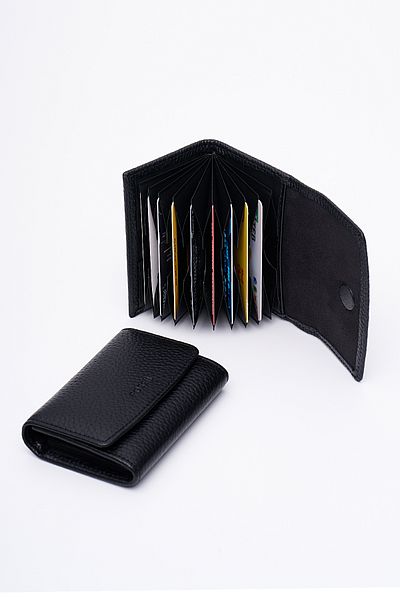 Fossil Genuine Real Leather Women's Card Holder Wallet 8010