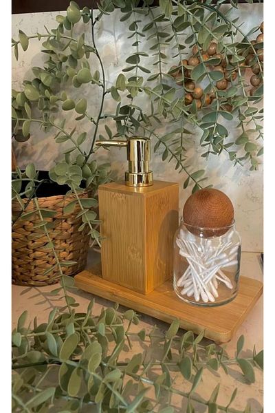 Kapris Home Wooden Soap Dish 250ml Container-154