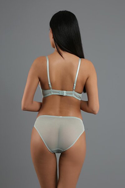 C&City Padded Bra Panty Set C14158 Green