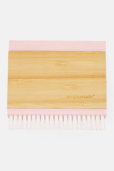 Simplemade Kitchen Sink Squeegee And Countertop Brush, Pink