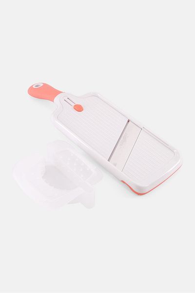 Social Chef Cooking Gadget Adjustable Mandolin, White
