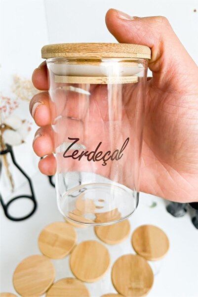 Demo Etiket Şeffaf Alfabetik Sıralı Baharat - Kavanoz Etiketi 4x2 Cm Sticker