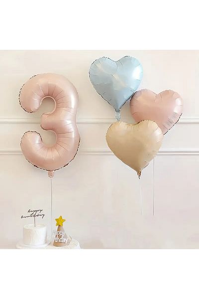 DÜVENCİ TİCARET Age Ballon Set for Birthday and Party Decorations
