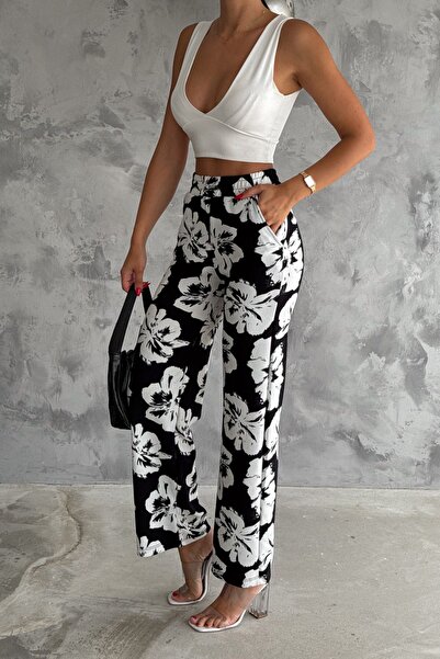 sportiness Women's Knitted Crepe Pants