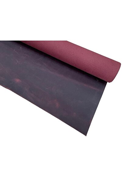 deritel Crazy Hakiki Parça Deri Hobi Amaçlı Bordo