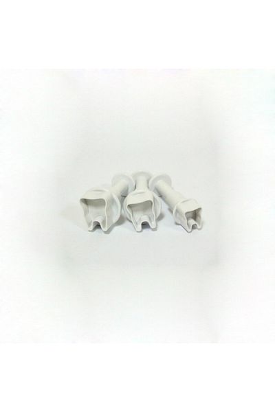 Deniz Party Store Tooth-Shaped Mini Injector Pluck Sugar Pulp Push Mold Small Size 3 Pcs