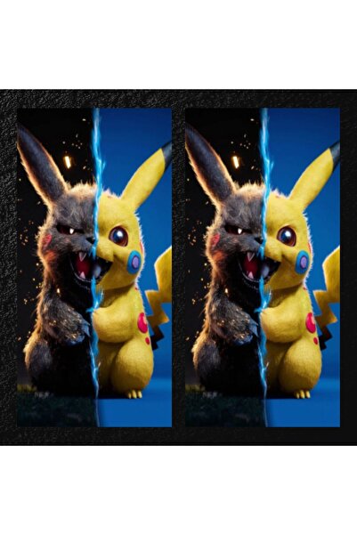 Hobi Butik ARAÇ KAPI DİREĞİ KAPLAMA FOLYOSU - UV BASKILI - 2'Lİ SET - 50X24 CM