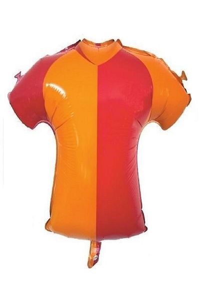 Party Time Yellow Red Jersey Foil Balloon Yellow Red Fan Concept Party Celebration Balloon 45 cm (18 Inch)